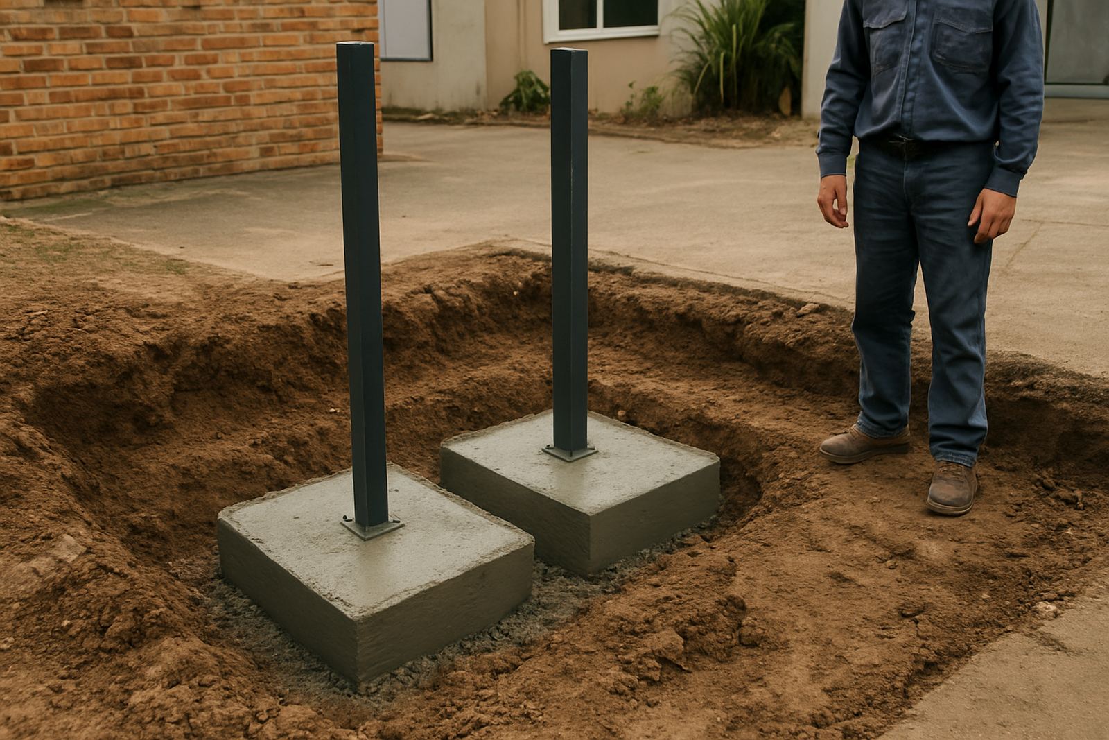 Carport Post Footings
