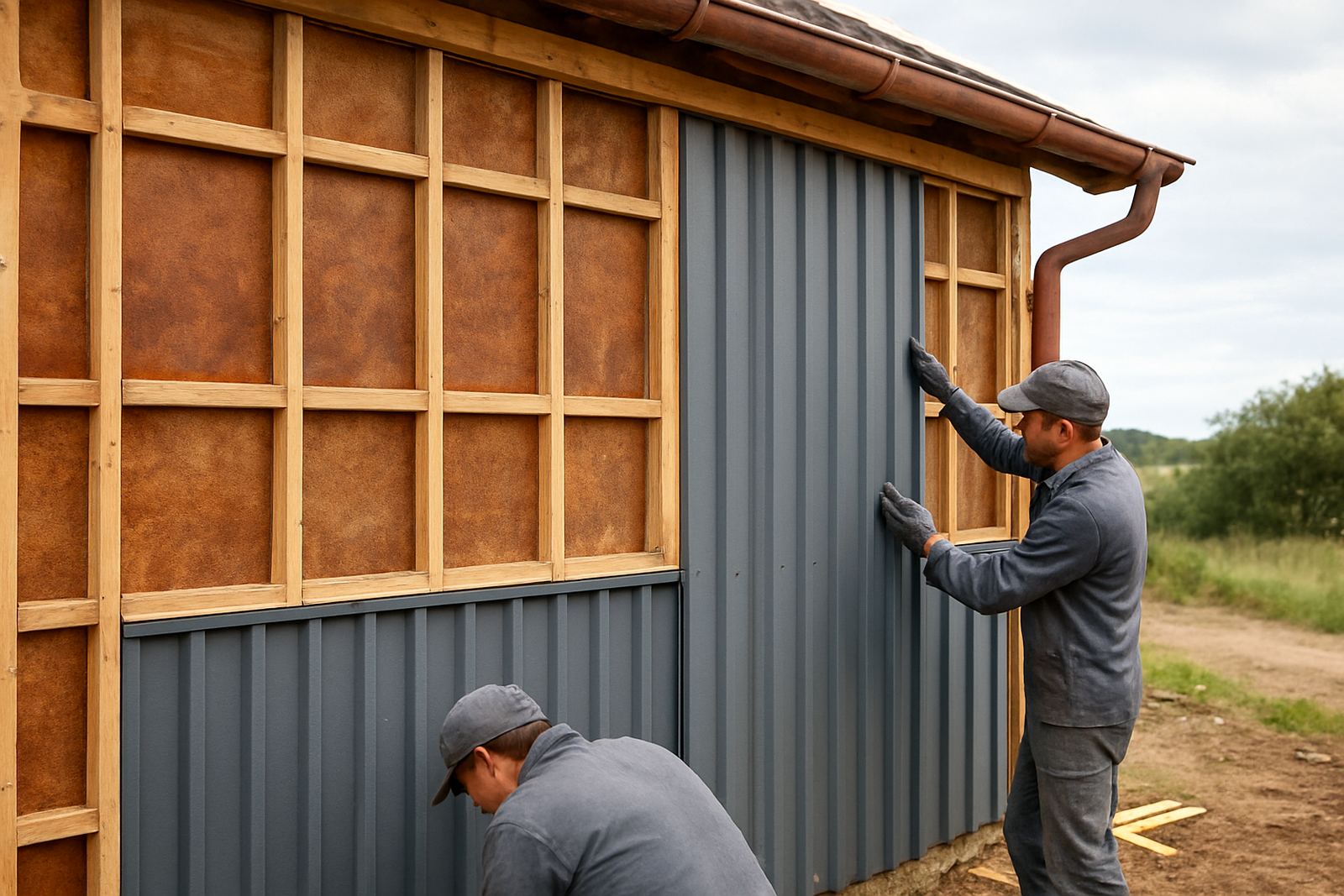 Cladding for Sheds