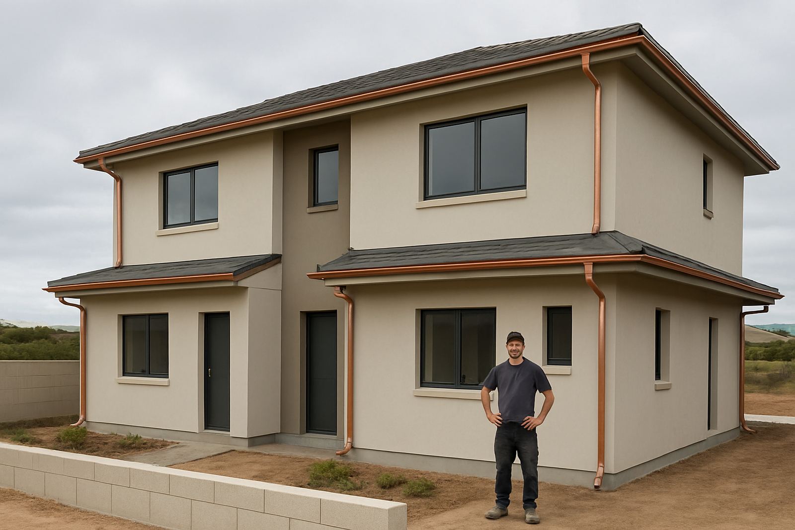 Dana Bay Duplex Gutters