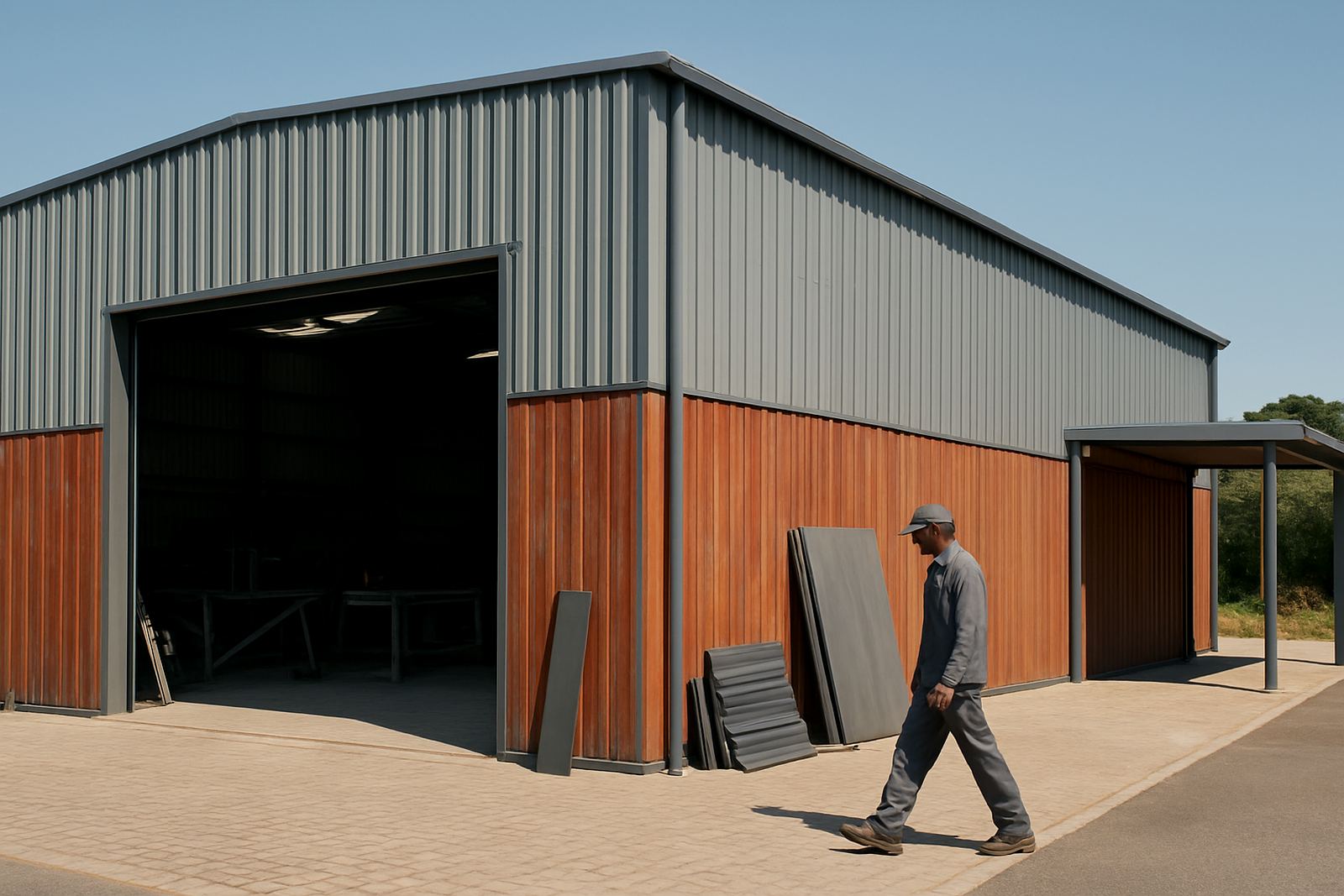 Hartenbos Workshop Cladding