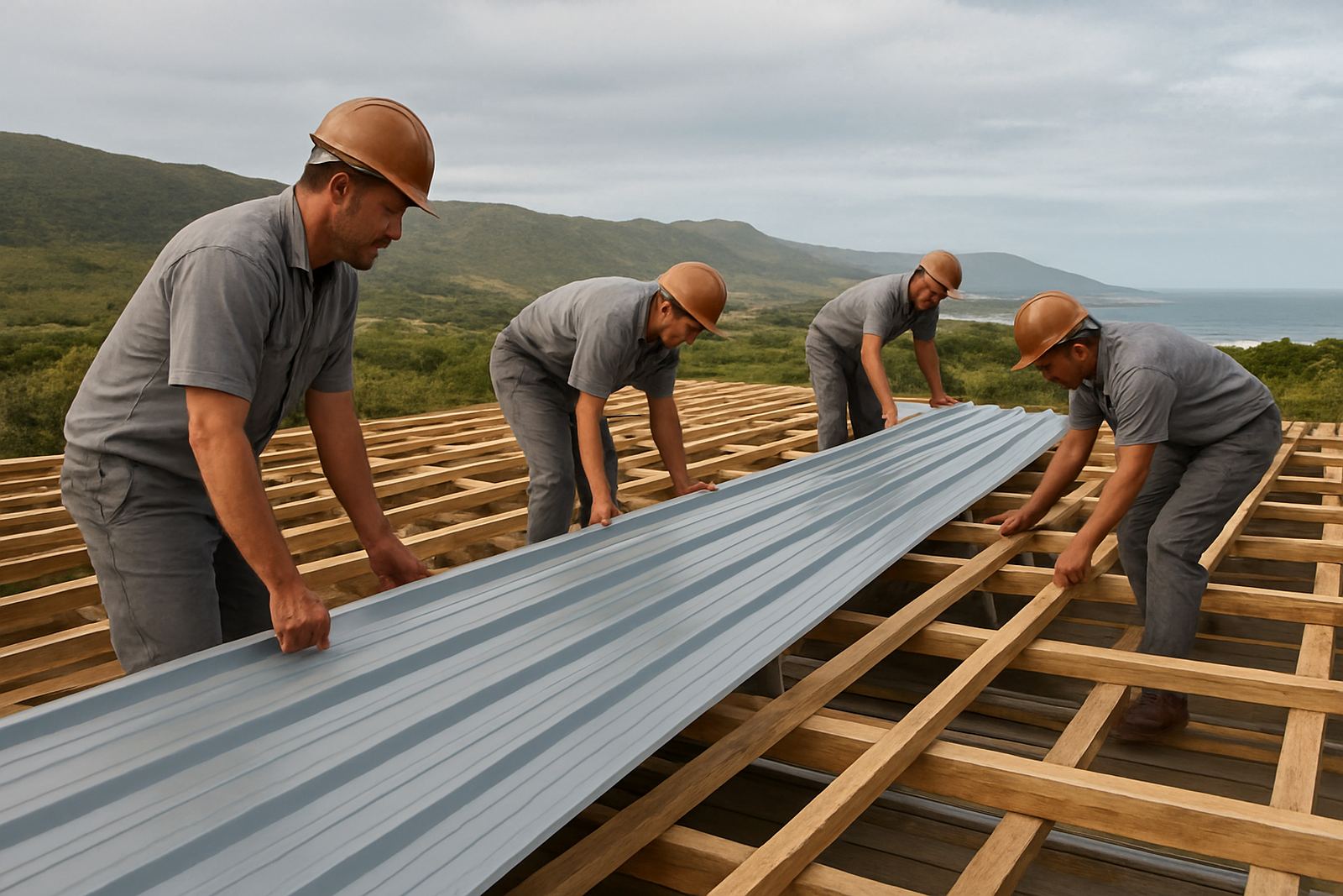 Roof Sheet Installation